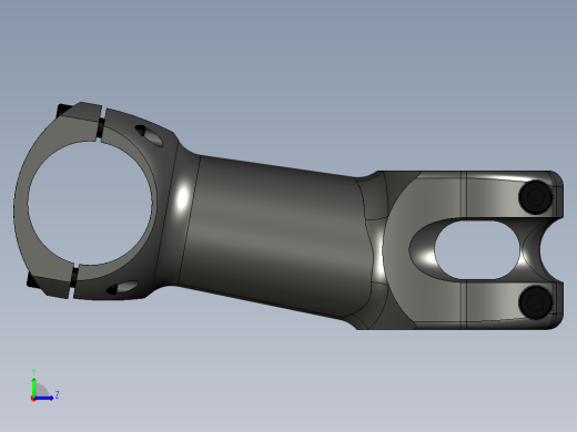 山地车自行车把立31.8毫米左视缩略图
