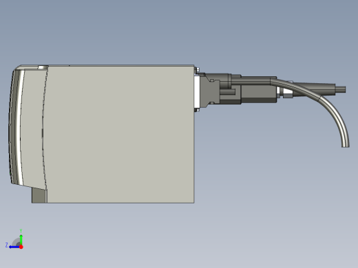 基恩士MD-F3000(W)_F3020(W)_H_kc图纸模型右视缩略图