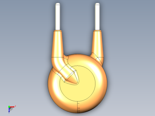 圆盘变阻器7.5毫米间距5毫米，带4.5毫米俯视缩略图