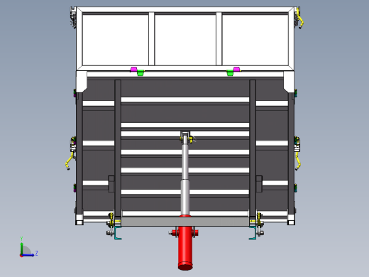 升降平台自卸车厢总成左视缩略图