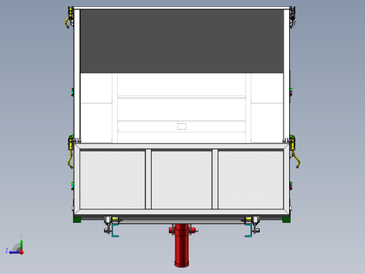 升降平台自卸车厢总成右视缩略图
