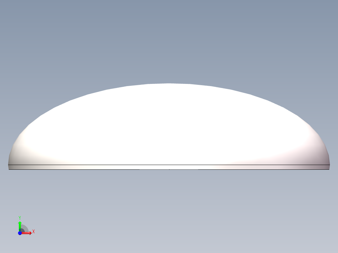 EHA椭圆形封头DN1600前视图