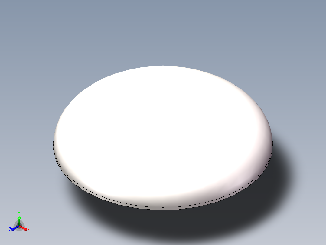 EHA椭圆形封头DN1600正等轴测图