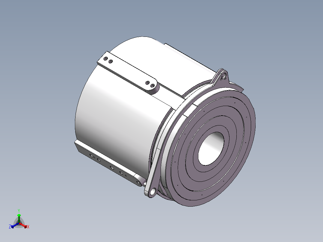 挤压筒组件260+24.5.8+002正等轴测图