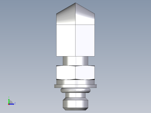 卡套式工业通用硬管接头EO_Adjustable_Locknut_elbow_WEE04ZLLMORCF左视缩略图