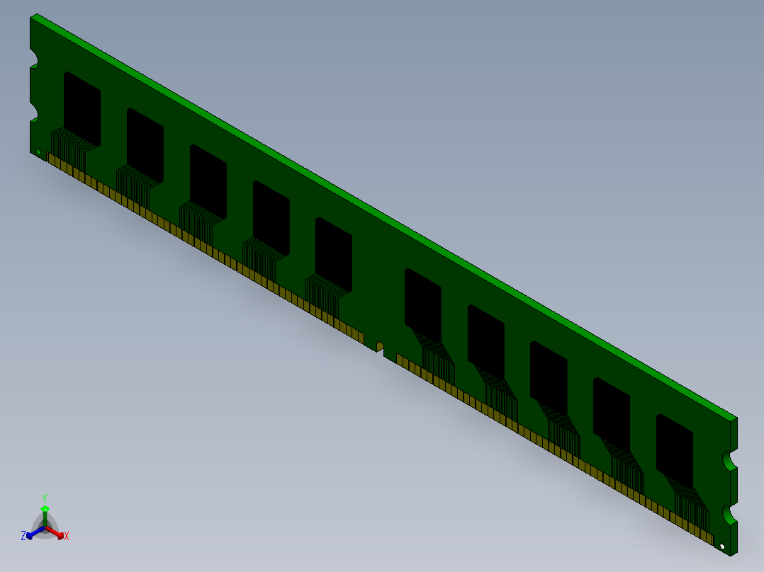 内存条 (15)正等轴测图