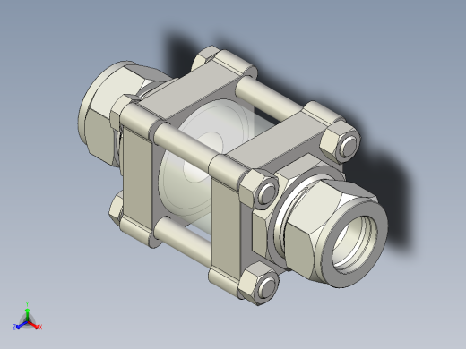 带25毫米Hy-Lok管接头的观察镜