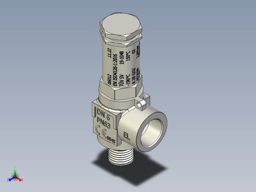 低温安全阀，不锈钢角阀，PN63