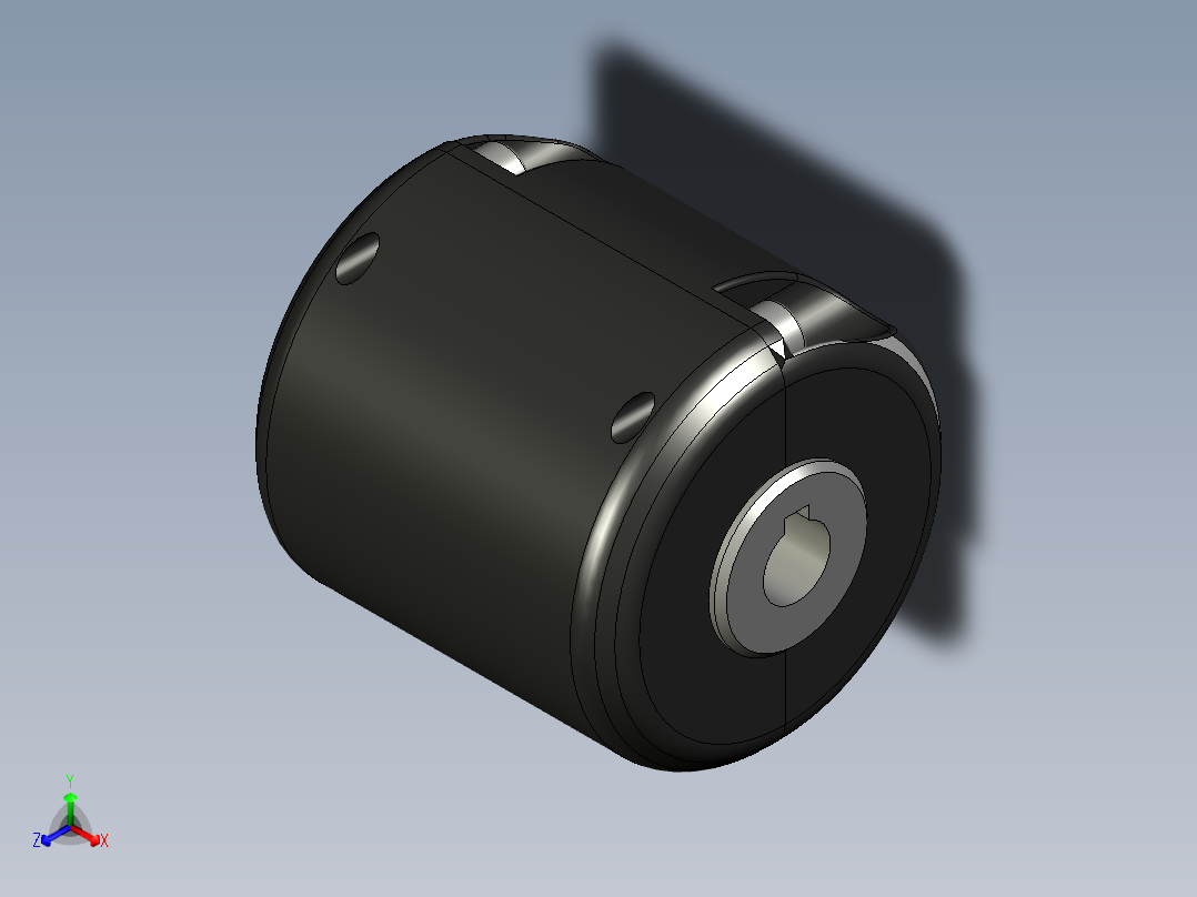 联轴器 (43)正等轴测图