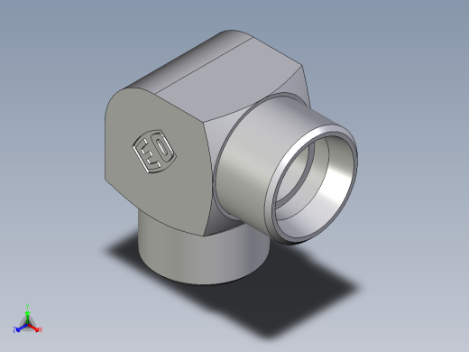 卡套式工业通用硬管接头EO_Union_elbow_W12LLCFX