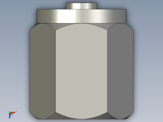 卡套式工业通用硬管接头4_fnu-s俯视缩略图