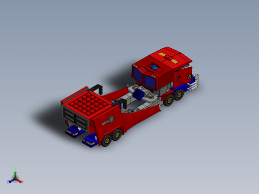 擎天柱机器人车辆切换模式