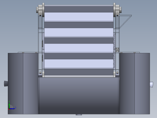 太阳能水面垃圾清理船建模左视缩略图