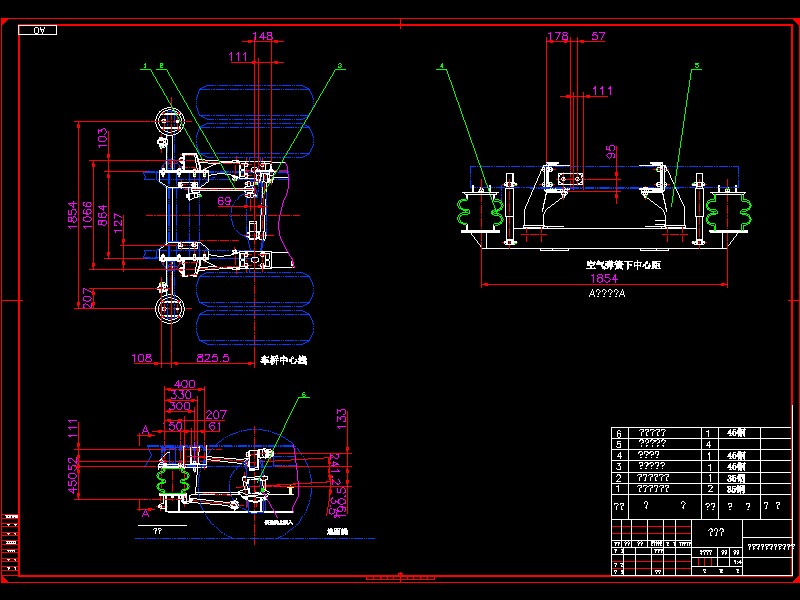 Q477-载货汽车前空气悬架总成的设计