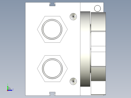旋转气爪PRC40ST-90左视缩略图