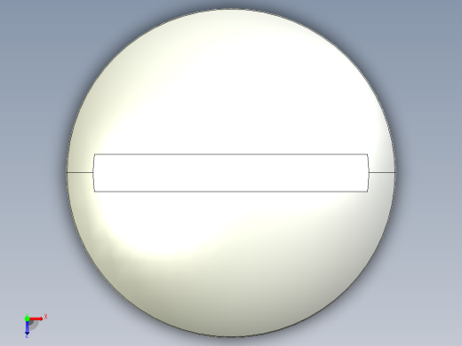 紧固件-STEP 0.3125 Truss Slot Bolt俯视缩略图