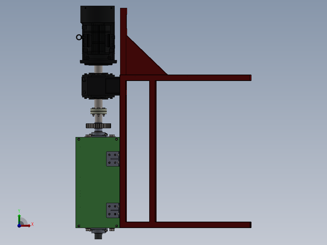 撕碎机sw16前视图