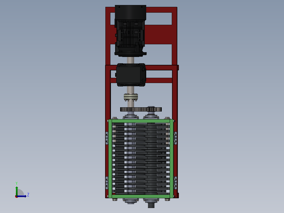 撕碎机sw16左视图