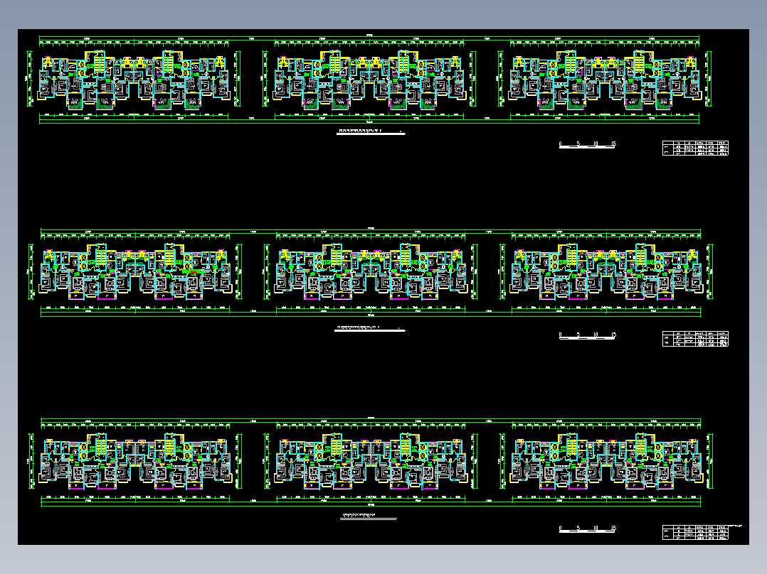 高层住宅楼平面图
