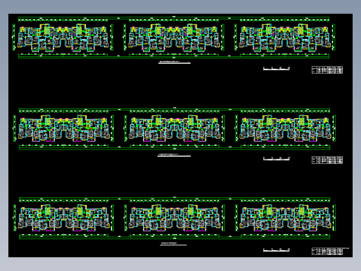 高层住宅楼平面图