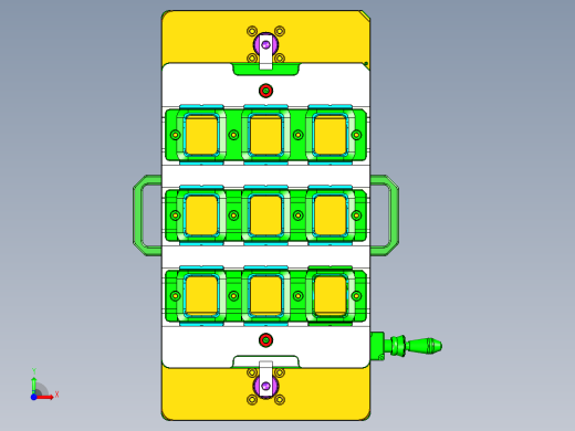G2-CNC1笔记本CNC工装夹具三维模型-S前视缩略图