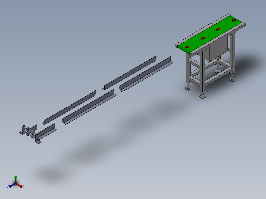 自动配页束带机sw20可编辑正等轴测图