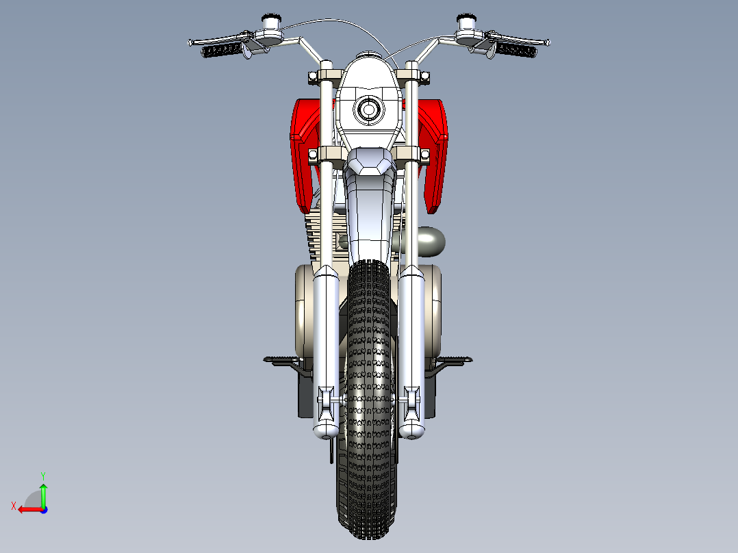 概念越野车无齿轮后视图