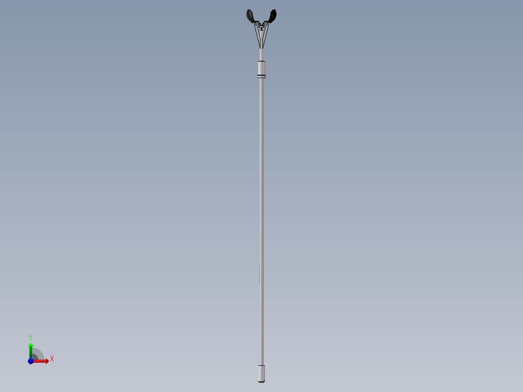 苹果采摘机械手前视图