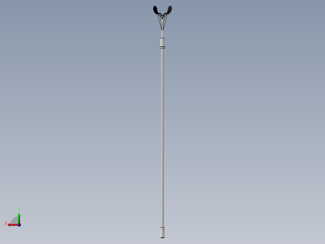 苹果采摘机械手后视图