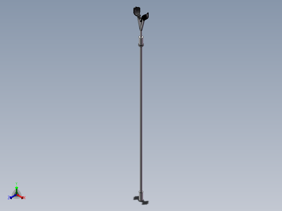 苹果采摘机械手正等轴测图