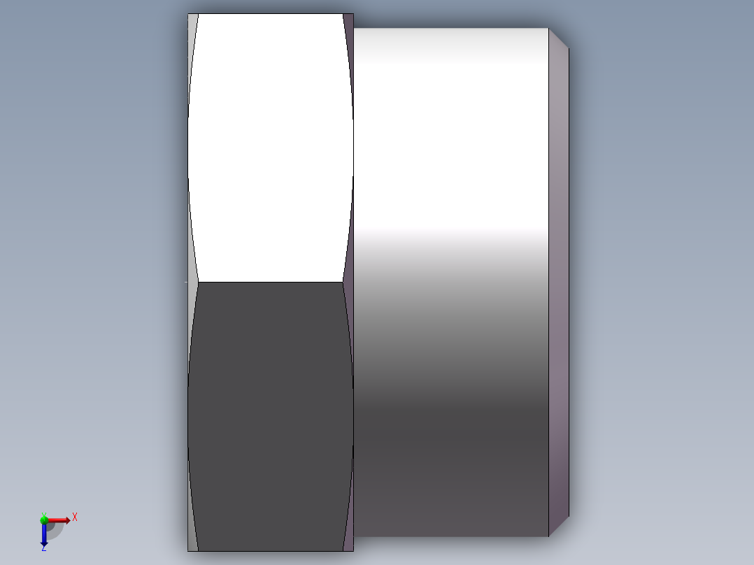 堵头 4C+4D 管端堵、4D-52俯视图