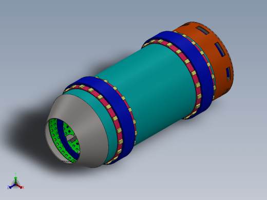 杏仁旋转干燥机