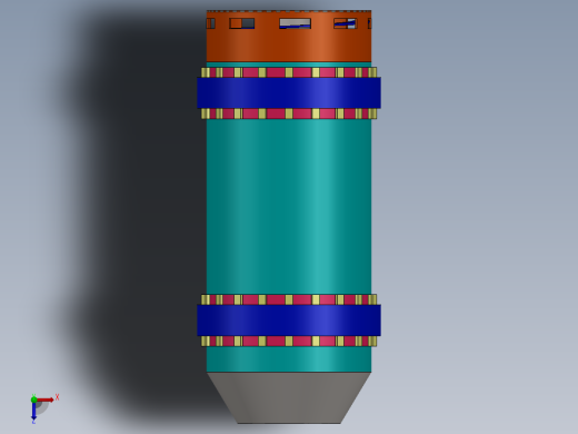 杏仁旋转干燥机俯视缩略图