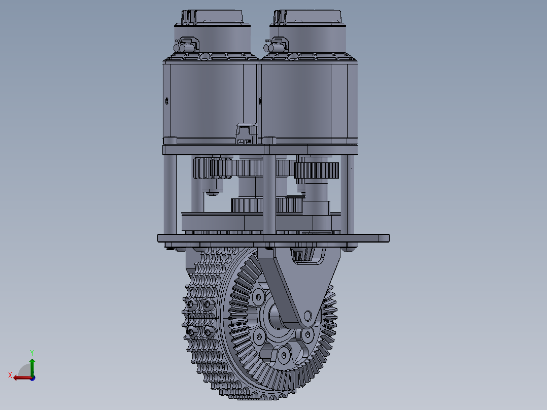A3004272-自驱转向轮后视图
