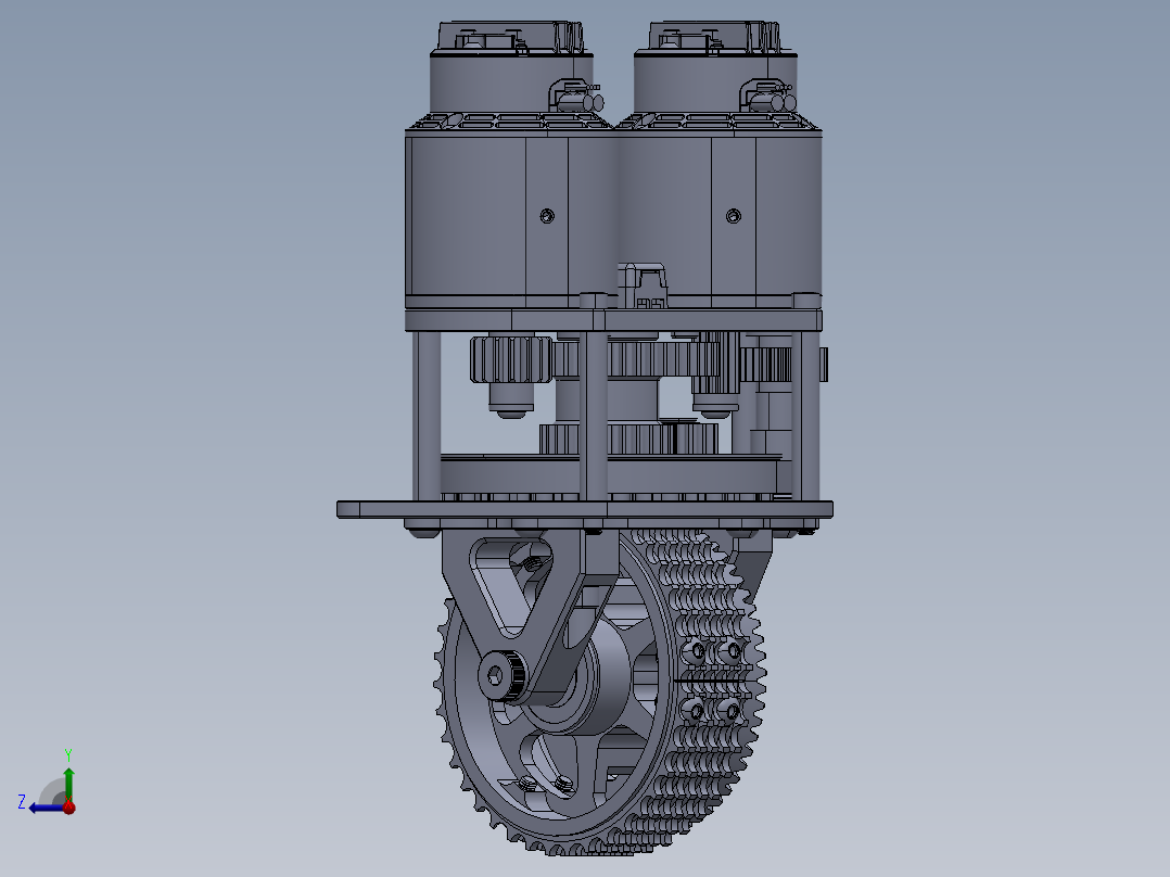 A3004272-自驱转向轮右视图