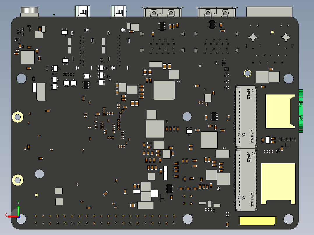 电路板、主板(281)后视图