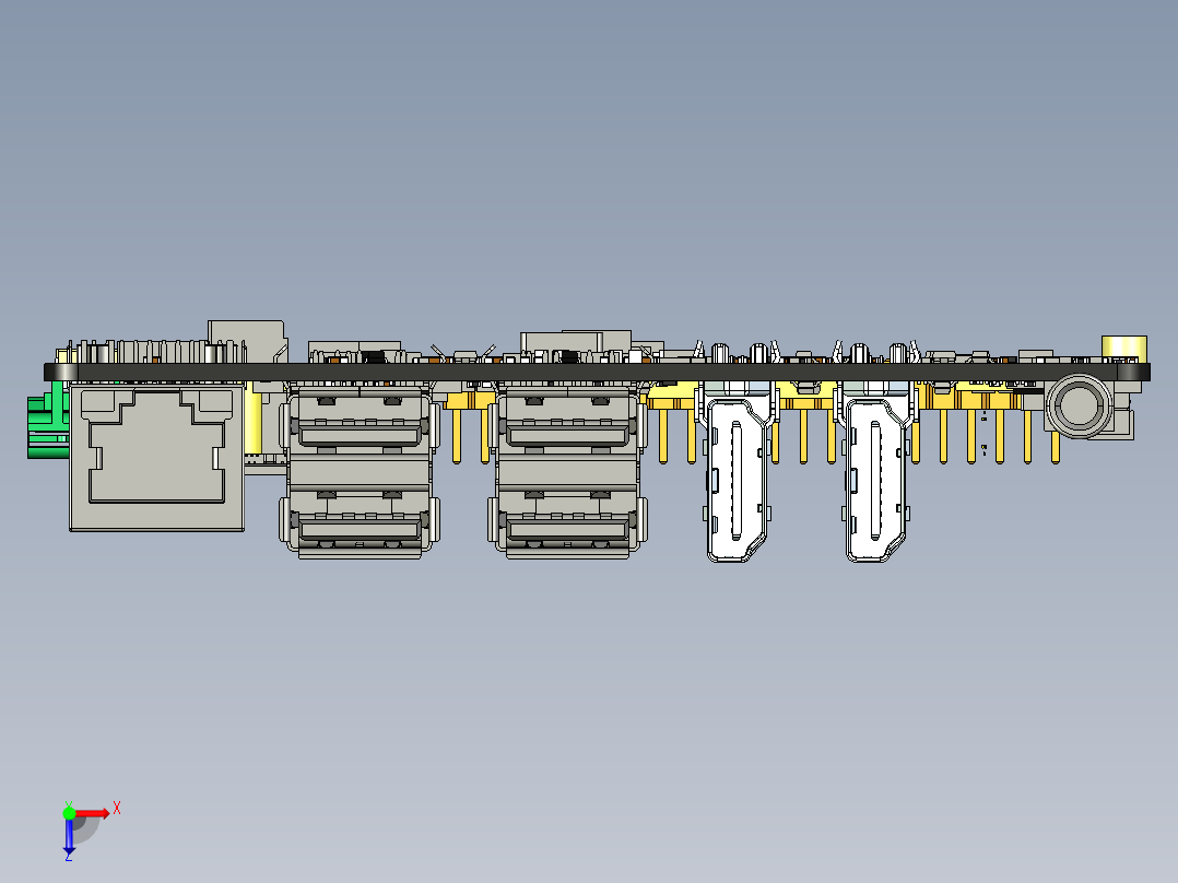 电路板、主板(281)俯视图