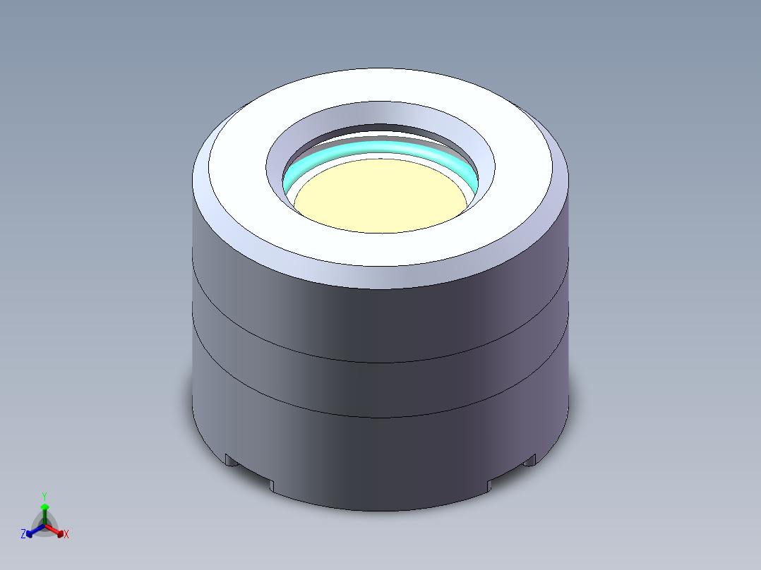 水下探照灯正等轴测图