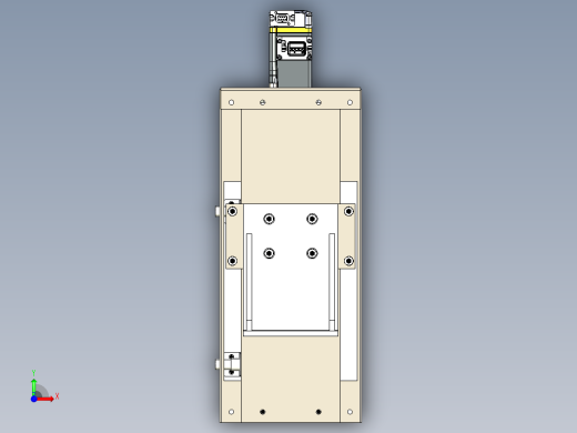 B3003499-线性滚珠丝杠执行器前视缩略图