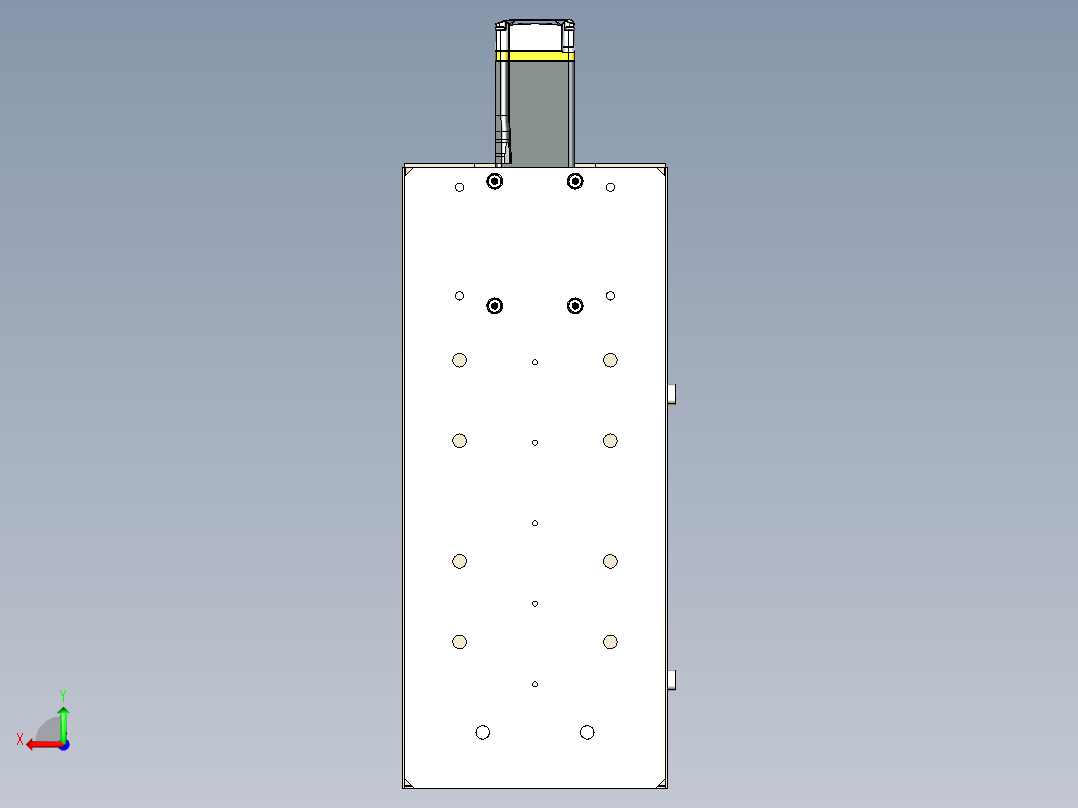 B3003499-线性滚珠丝杠执行器后视图