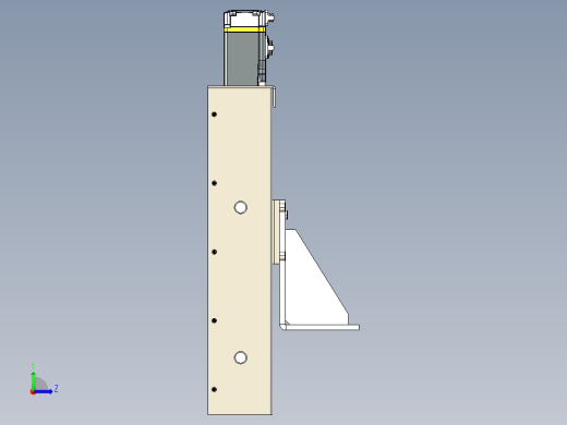 B3003499-线性滚珠丝杠执行器左视缩略图