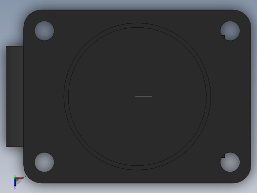 72系列3寸尼龙平顶活动脚轮俯视缩略图