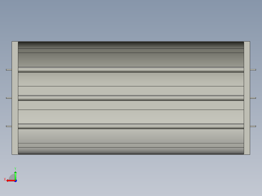 3管2400W加热器奥世朗后视图