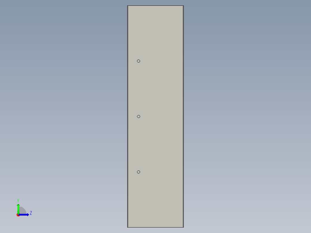 3管2400W加热器奥世朗左视图