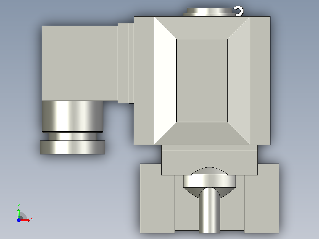 常闭两通两位电磁阀2WL05010E前视图