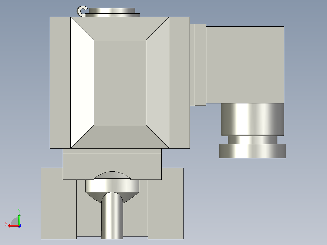 常闭两通两位电磁阀2WL05010E后视图
