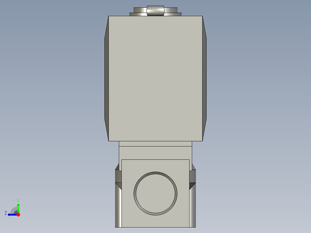 常闭两通两位电磁阀2WL05010E右视图