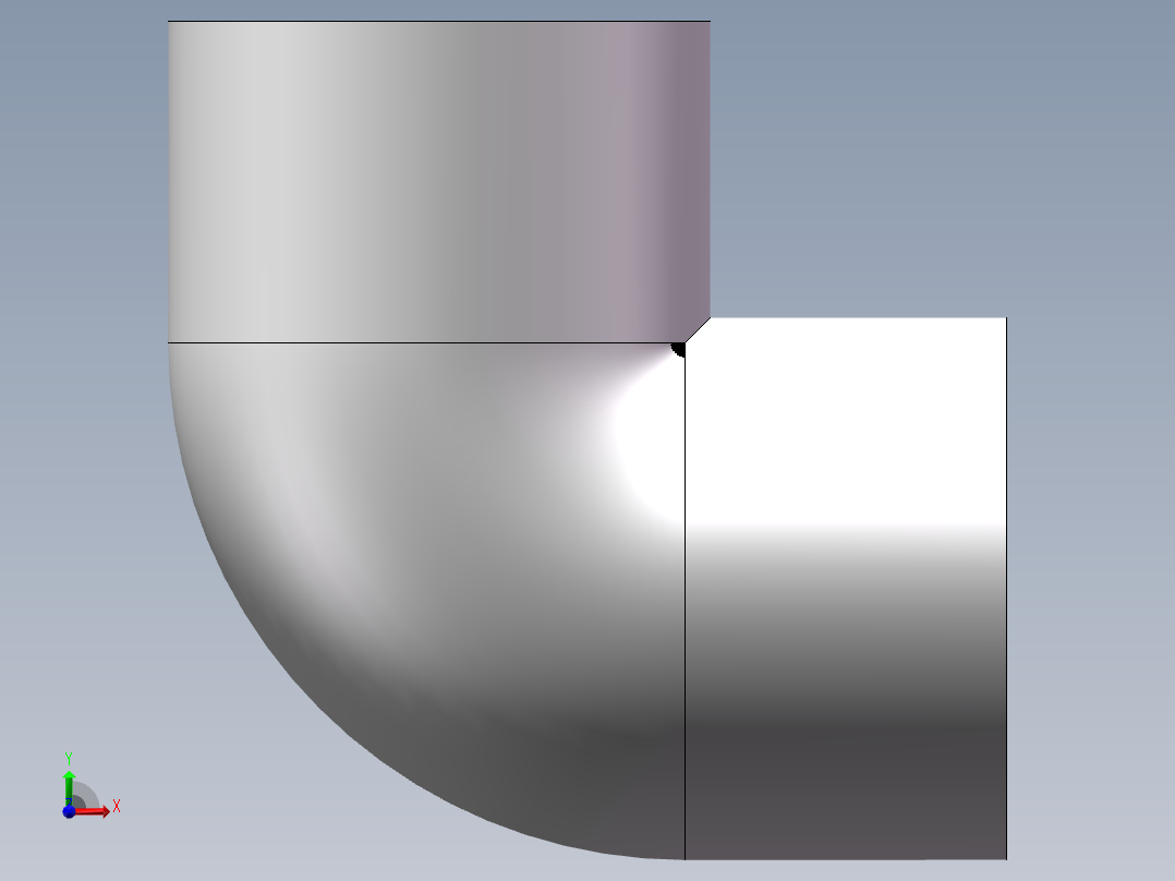 90_ELBOW_DN20_PN10_U-PVC前视图