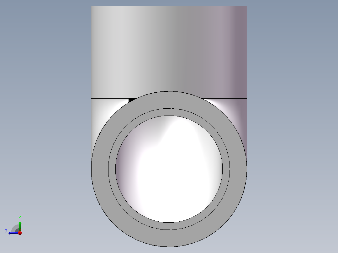 90_ELBOW_DN20_PN10_U-PVC右视图
