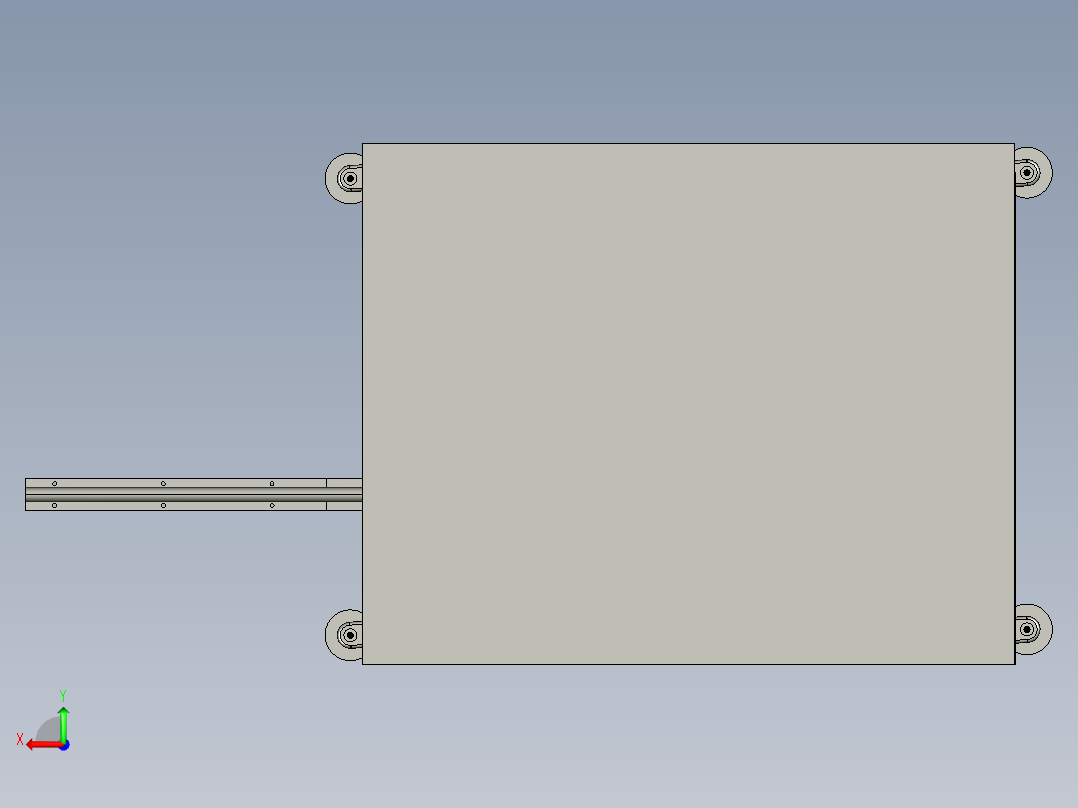 多载荷平衡移栽机后视图